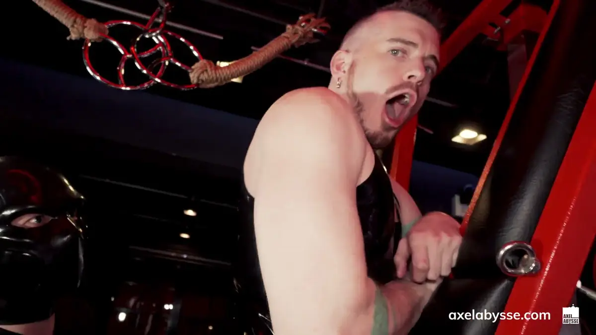 Axel Abysse’s Rosebud Obliterated by Dildo Machine & Fisting