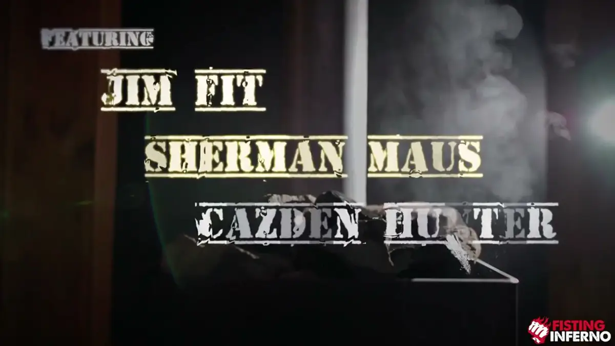 Fisting Sauna Orgy: Jim Fit, Cazden Hunter & Sherman Maus Unleashed